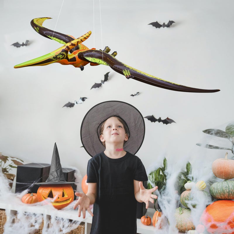 Jet Creations DI-PTE Dinosaur Pteranodon Inflatable 57" Wingspan- Great for Pool Party Decoration Birthday for Kids & Adults, Multicolor - Image 2